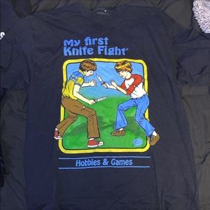 'My first knife fight' tshirt